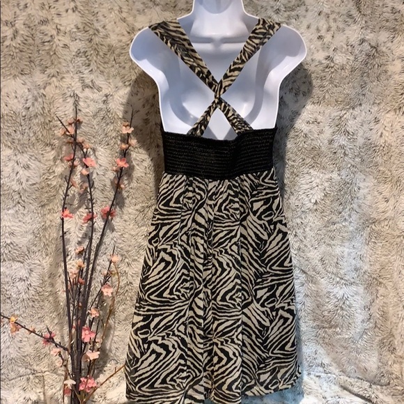 Zebra Print Dress by Guess - Picture 7 of 11